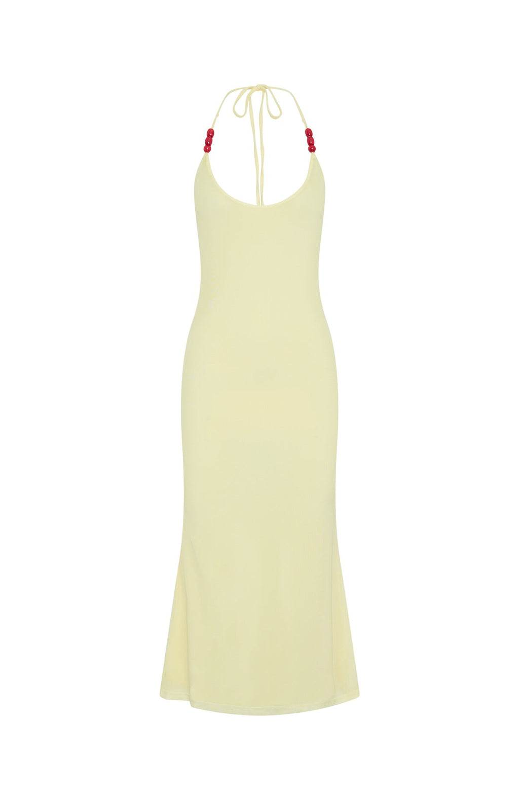 White Fox Tropic Like It's Hot Midi Dress Lemon
