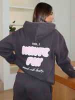 White Fox Vol. 1 Oversized Hoodie Charcoal