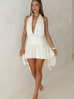 White Fox What I'm Searching For Mini Dress Cream
