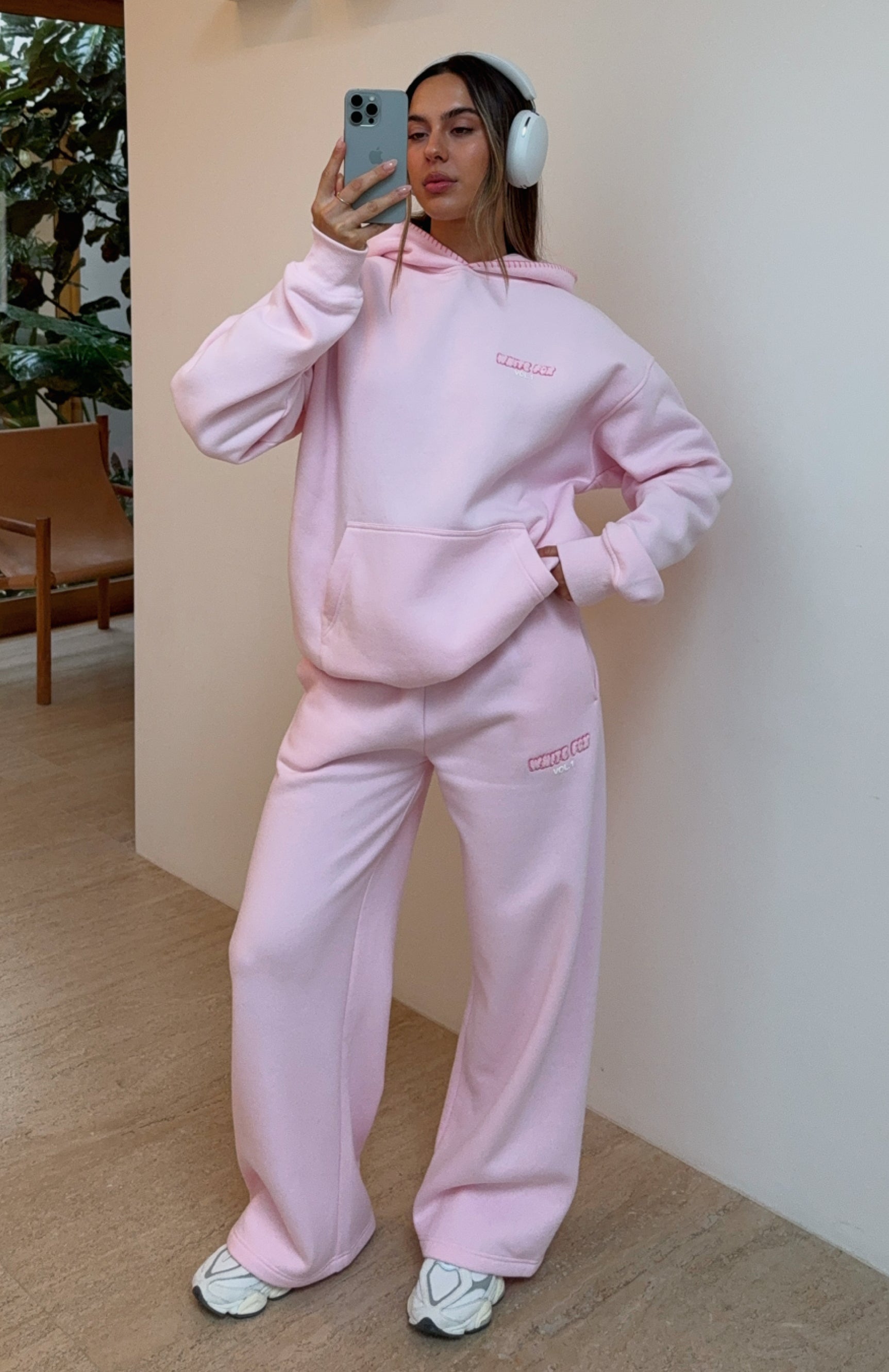 White Fox Vol. 1 Wide Leg Sweatpants Posy