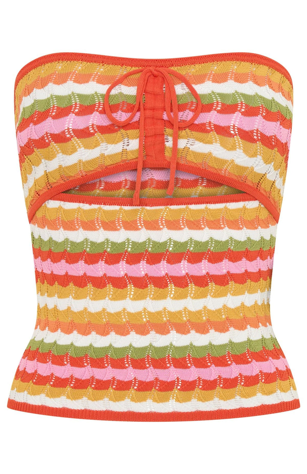 White Fox Past Curfew Strapless Knit Top Sugar And Sweets